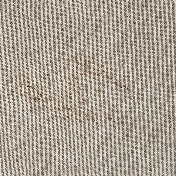 Oak + Fort Tan Pinstriped Drawstring Elastic Waist Wide Leg Pants 35881 - Picture 10 of 14